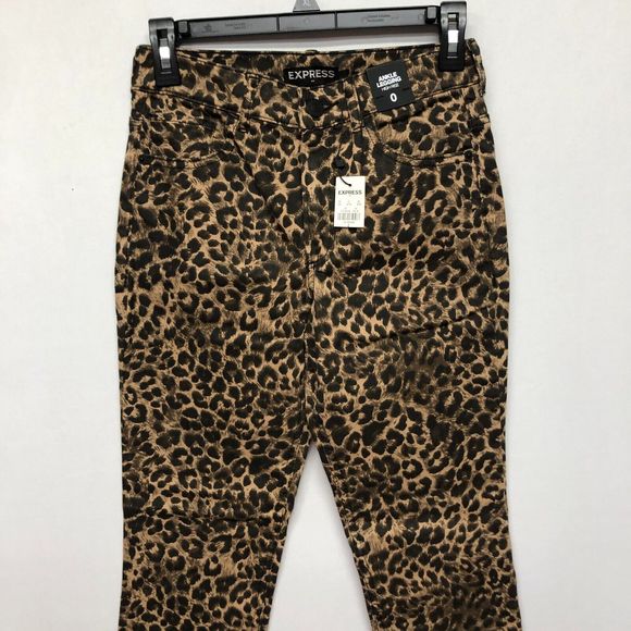 NWT Express Women High Rise Ankle Legging Pants Size 0 Animal Prints M103 -5 - Picture 12 of 16